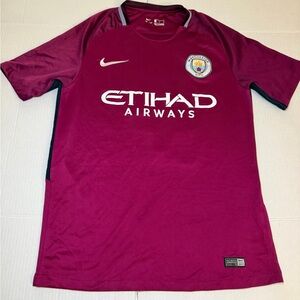 Manchester City Away football shirt 2017 De Bruyne 17 Size M